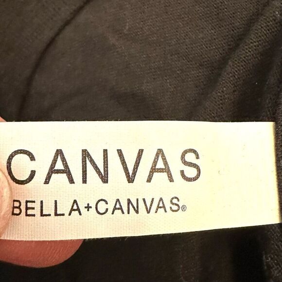 Bella + Canvas China Town Swagger Short Sleeve Crew Neck Black T-Shirt Medium - Picture 4 of 5